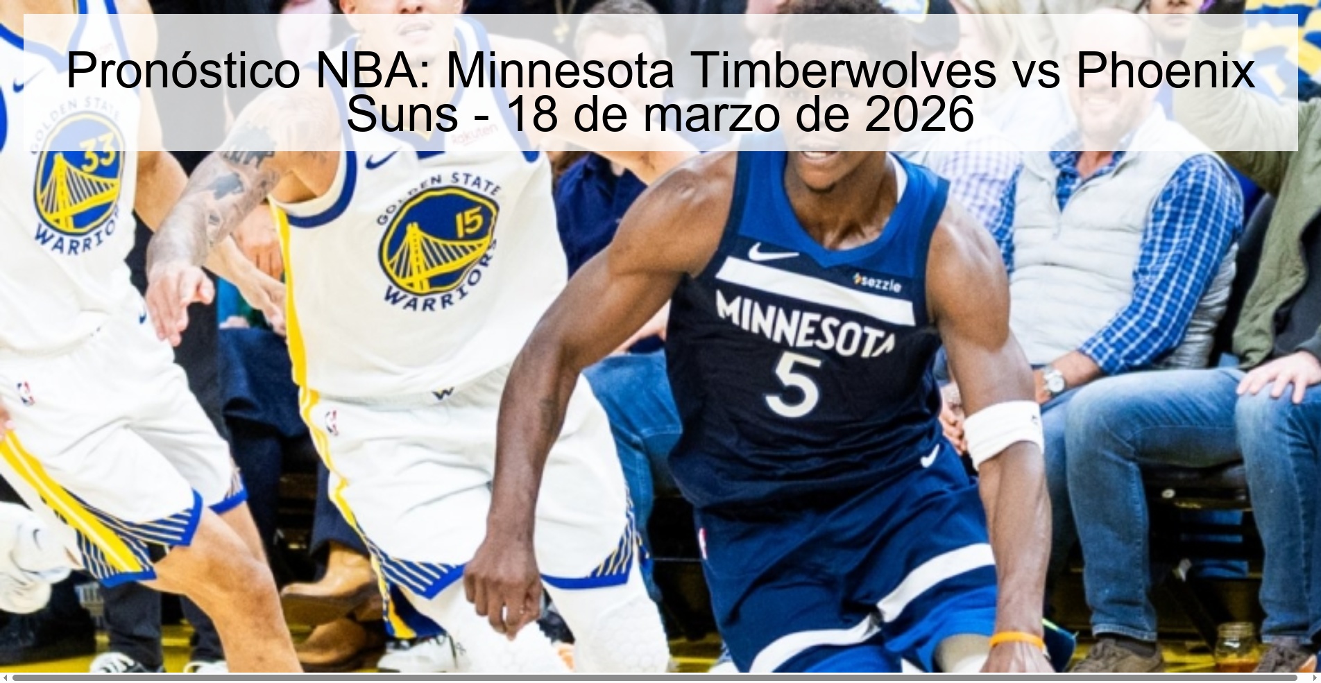 NBA Prediction: Minnesota Timberwolves vs Phoenix Suns - March 18, 2026