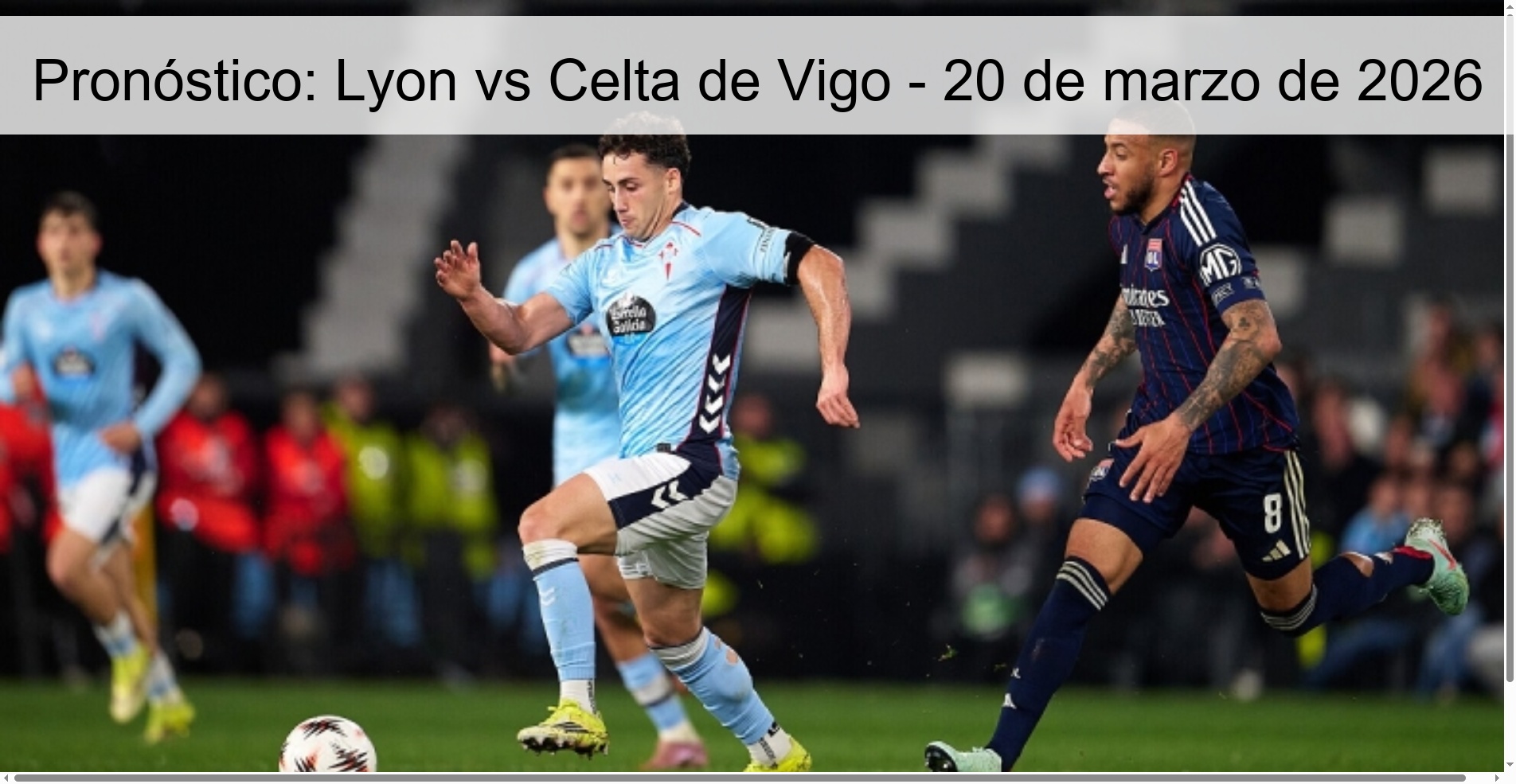 Prediction: Lyon vs Celta de Vigo - March 20, 2026