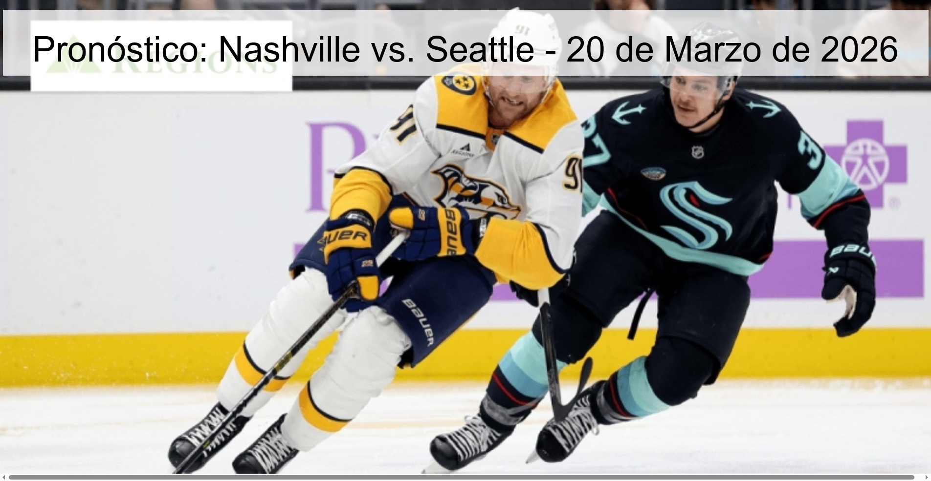 Pronóstico: Nashville vs. Seattle - 20 de Marzo de 2026