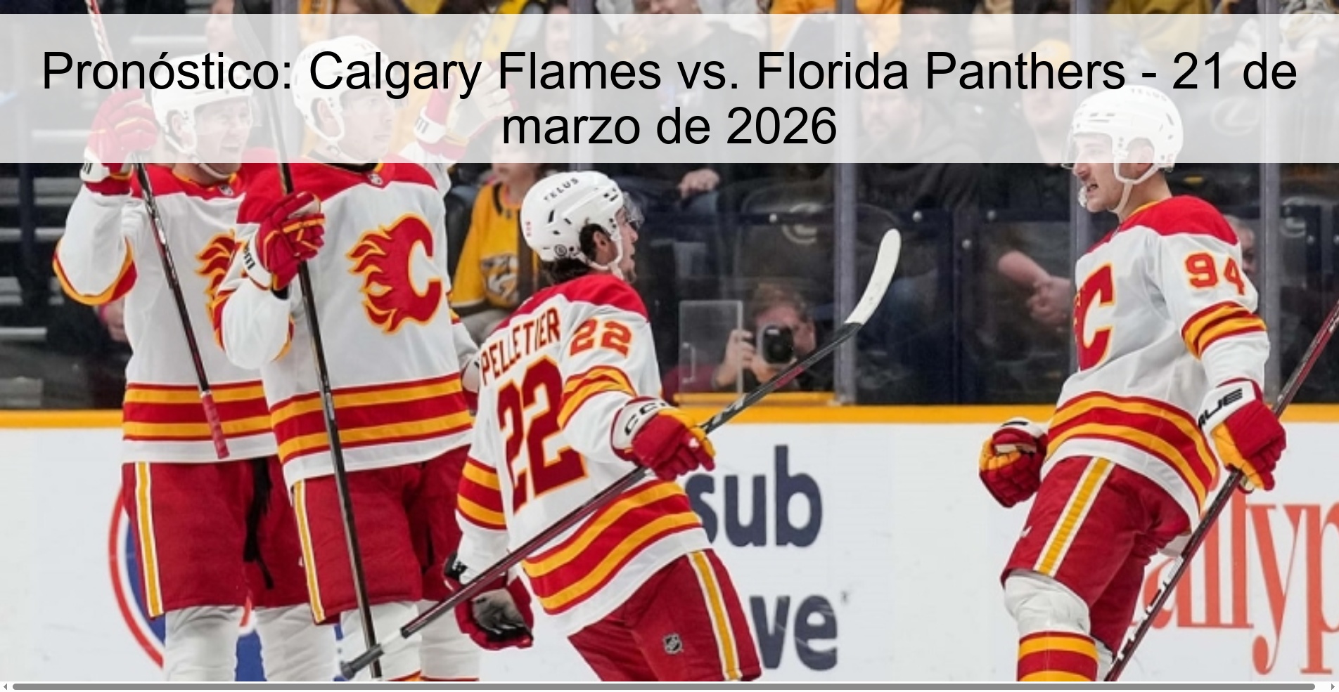 Prediction: Calgary Flames vs. Florida Panthers – March 21, 2026