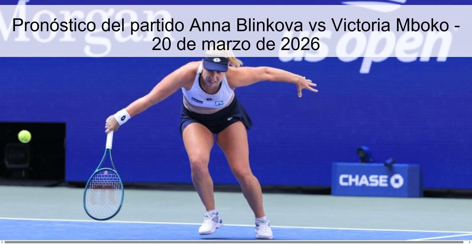 Anna Blinkova vs Victoria Mboko Prediction – March 20, 2026