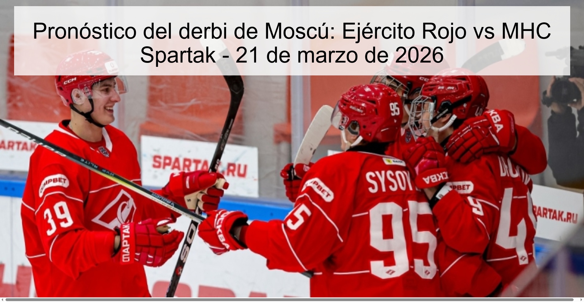 Moscow Derby Prediction: Red Army vs MHC Spartak – March 21, 2026