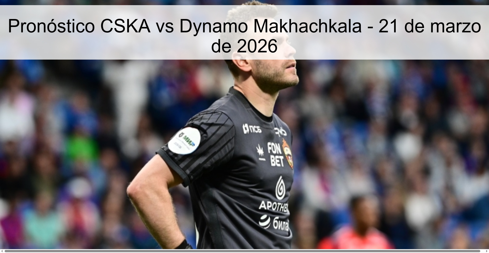 CSKA vs Dynamo Makhachkala Prediction – March 21, 2026