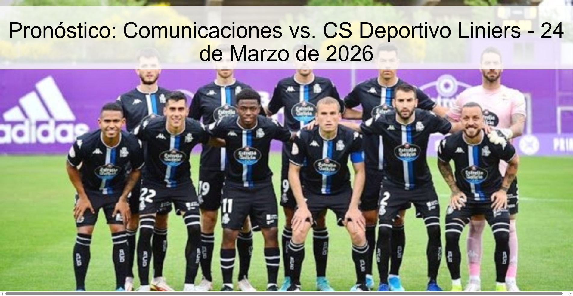 Forecast: Communications vs. CS Deportivo Liniers - March 24, 2026