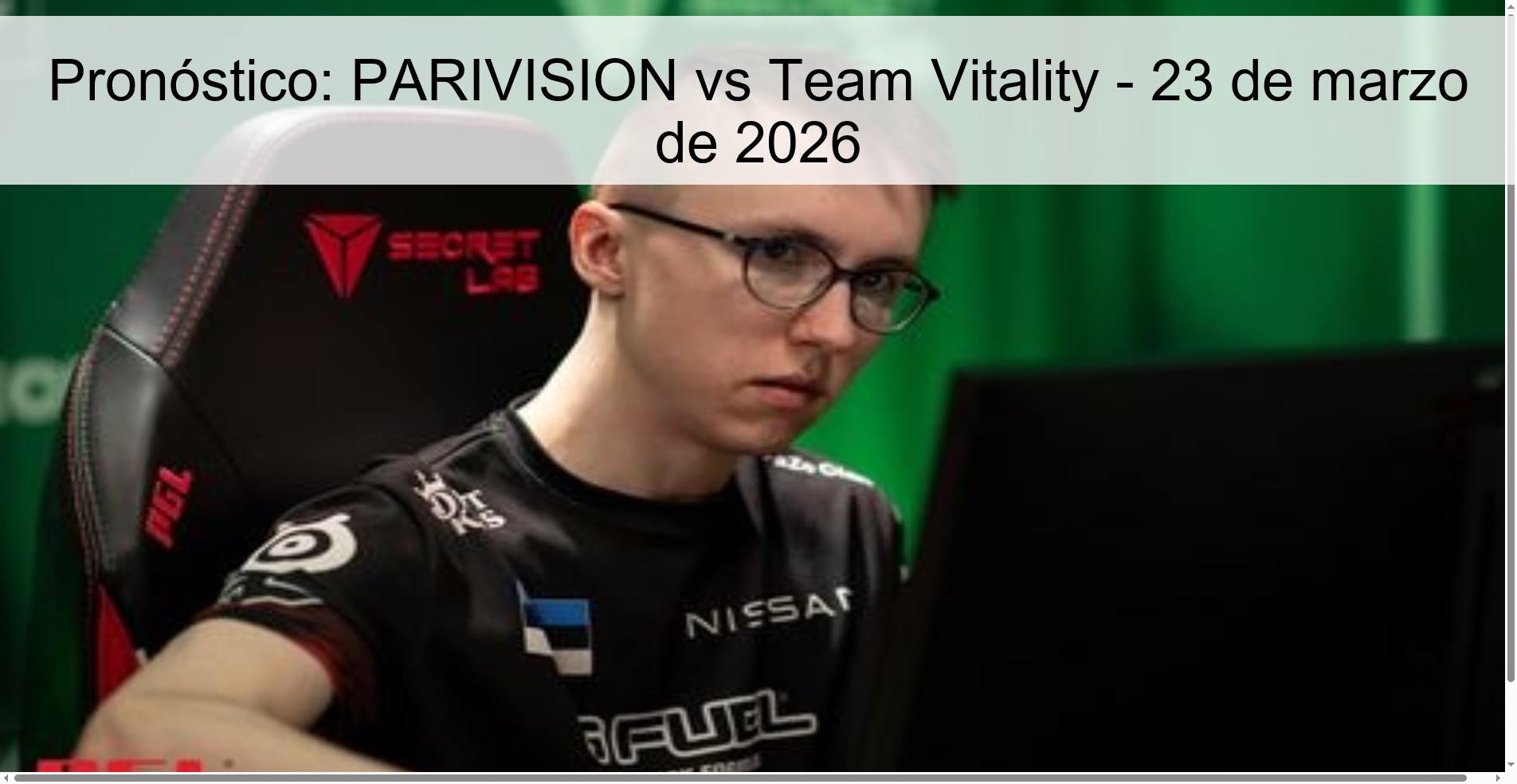 Prediction: PARIVISION vs Team Vitality – March 23, 2026