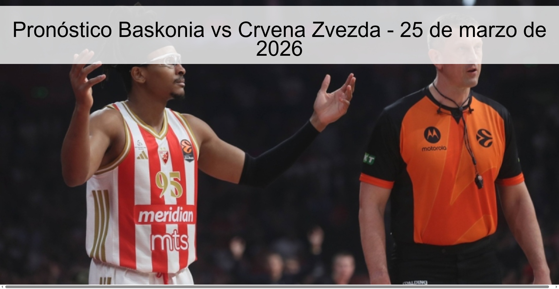 Baskonia vs Crvena Zvezda Prediction – March 25, 2026