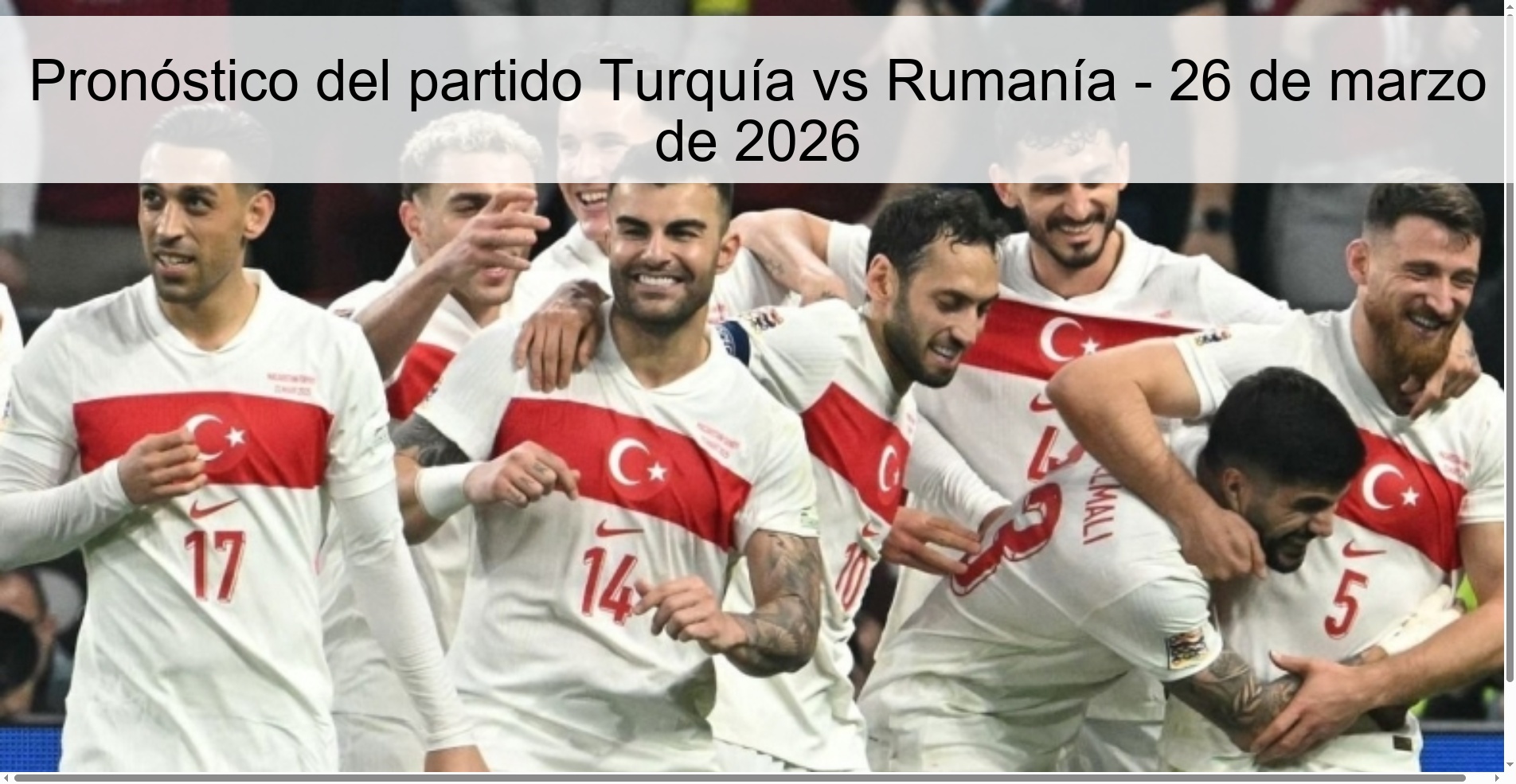 Türkiye vs Romania Prediction – March 26, 2026 Türkiye vs Romania Prediction – March 26, 2026