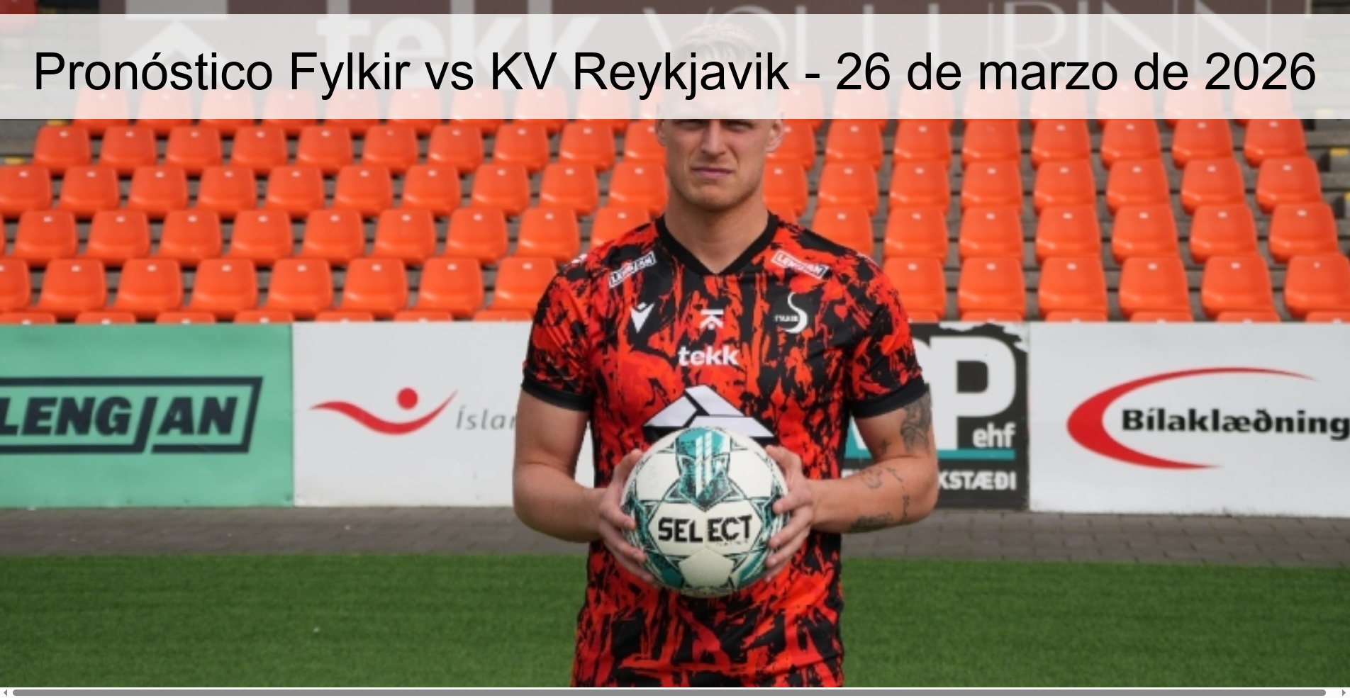 Pronóstico Fylkir vs KV Reykjavik - 26 de marzo de 2026