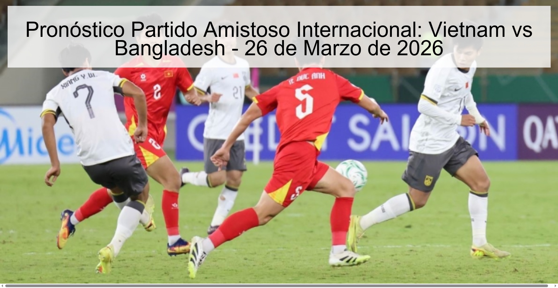 International Friendly Match Prediction: Vietnam vs Bangladesh - March 26, 2026