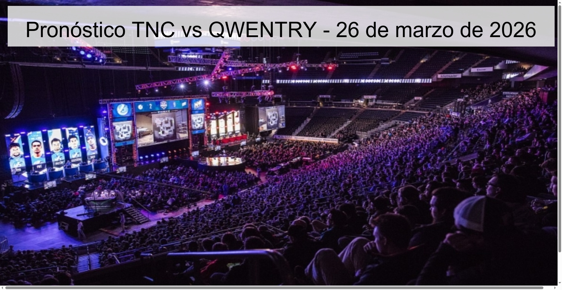 TNC vs QWENTRY Prediction – March 26, 2026