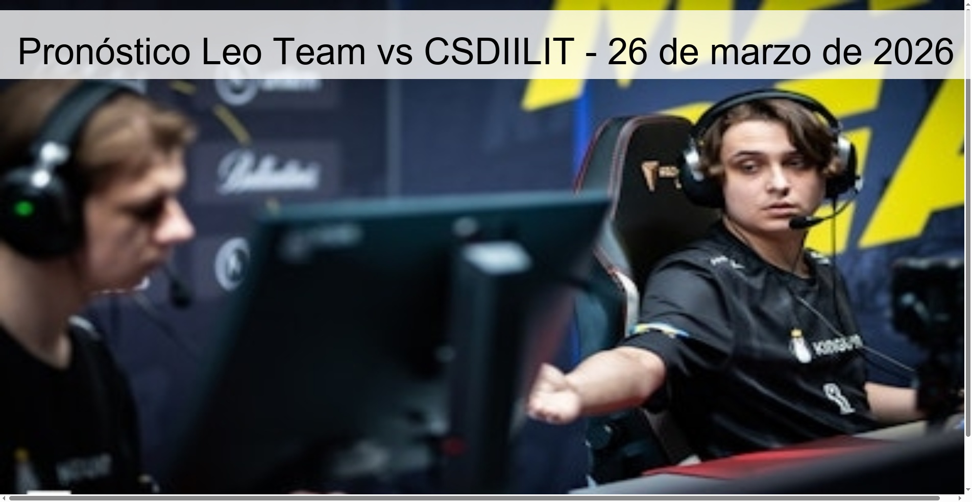Leo Team vs CSDIILIT Prediction – March 26, 2026