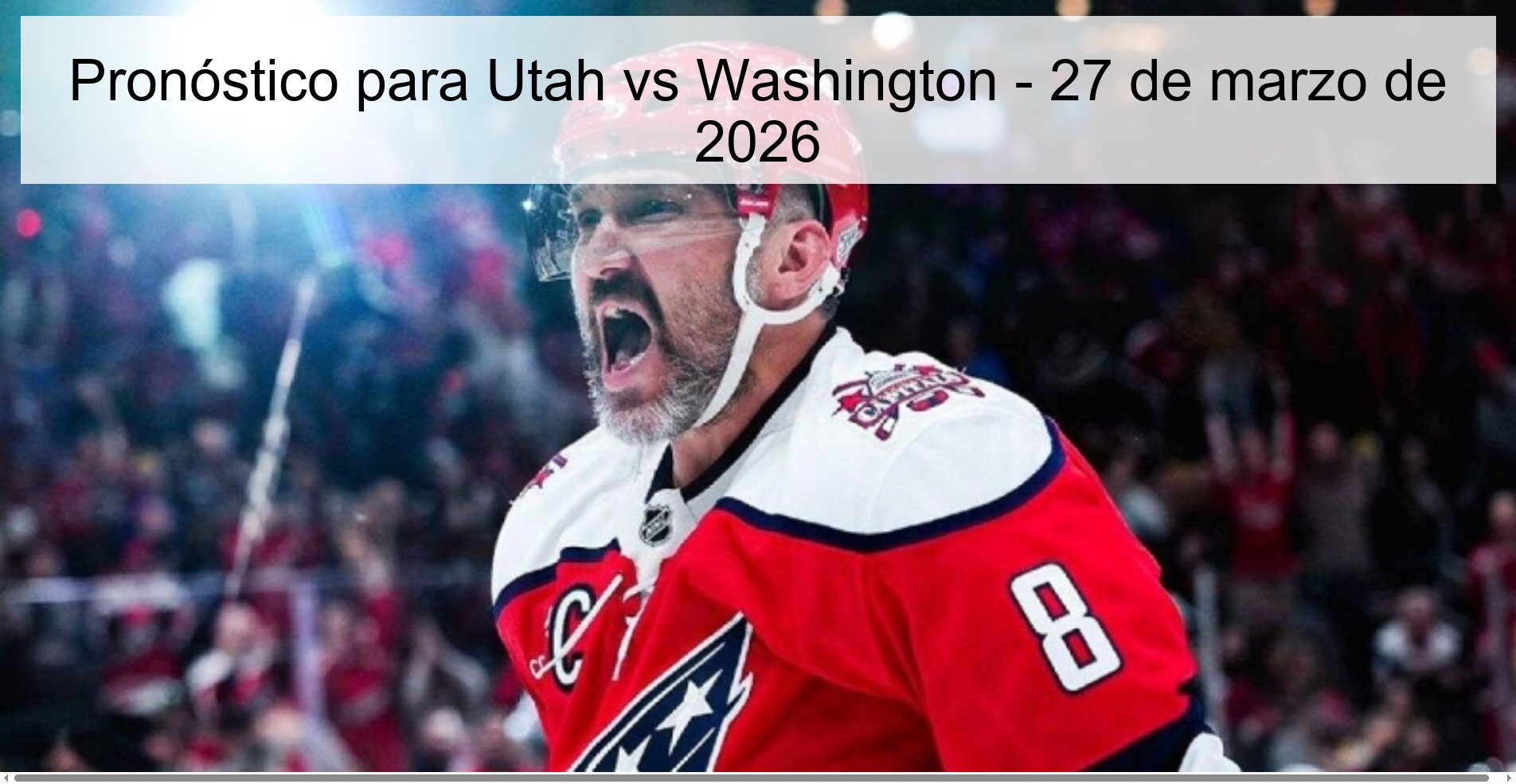 Prediction for Utah vs Washington – March 27, 2026