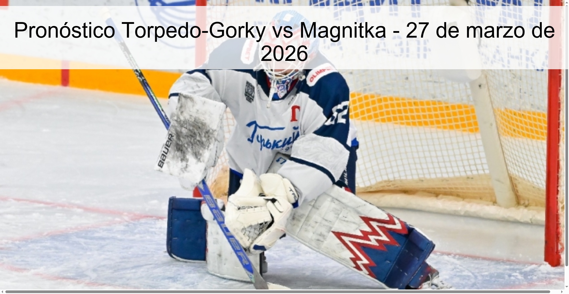 Torpedo-Gorky vs Magnitka Prediction – March 27, 2026