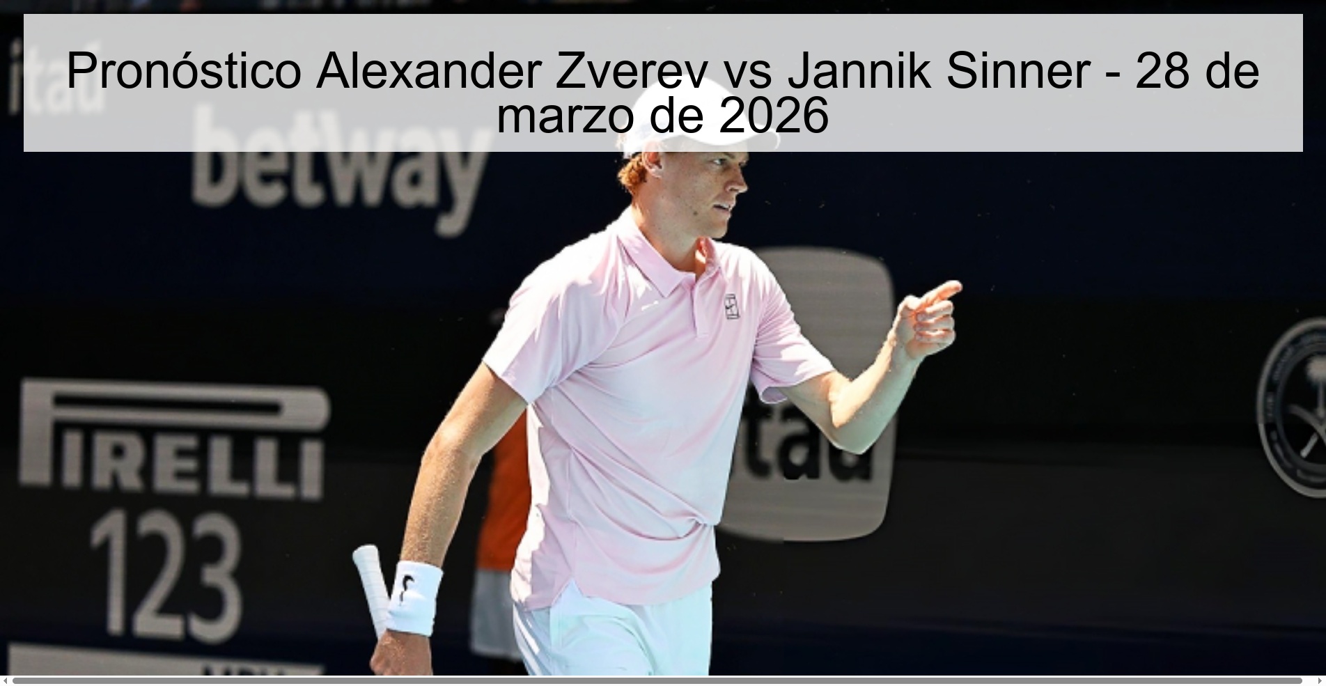 Alexander Zverev vs Jannik Sinner Prediction – March 28, 2026
