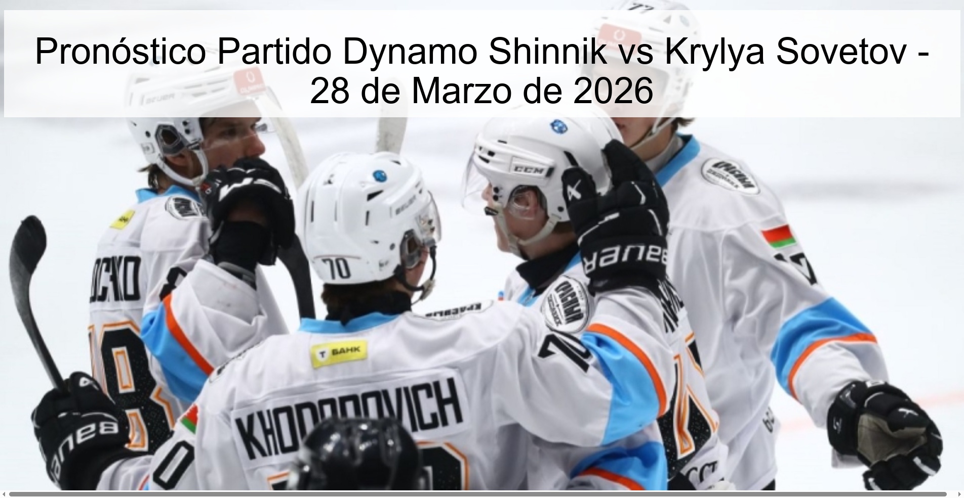 Pronóstico Partido Dynamo Shinnik vs Krylya Sovetov - 28 de Marzo de 2026 Pronóstico Partido Dynamo Shinnik vs Krylya Sovetov - 28 de Marzo de 2026
