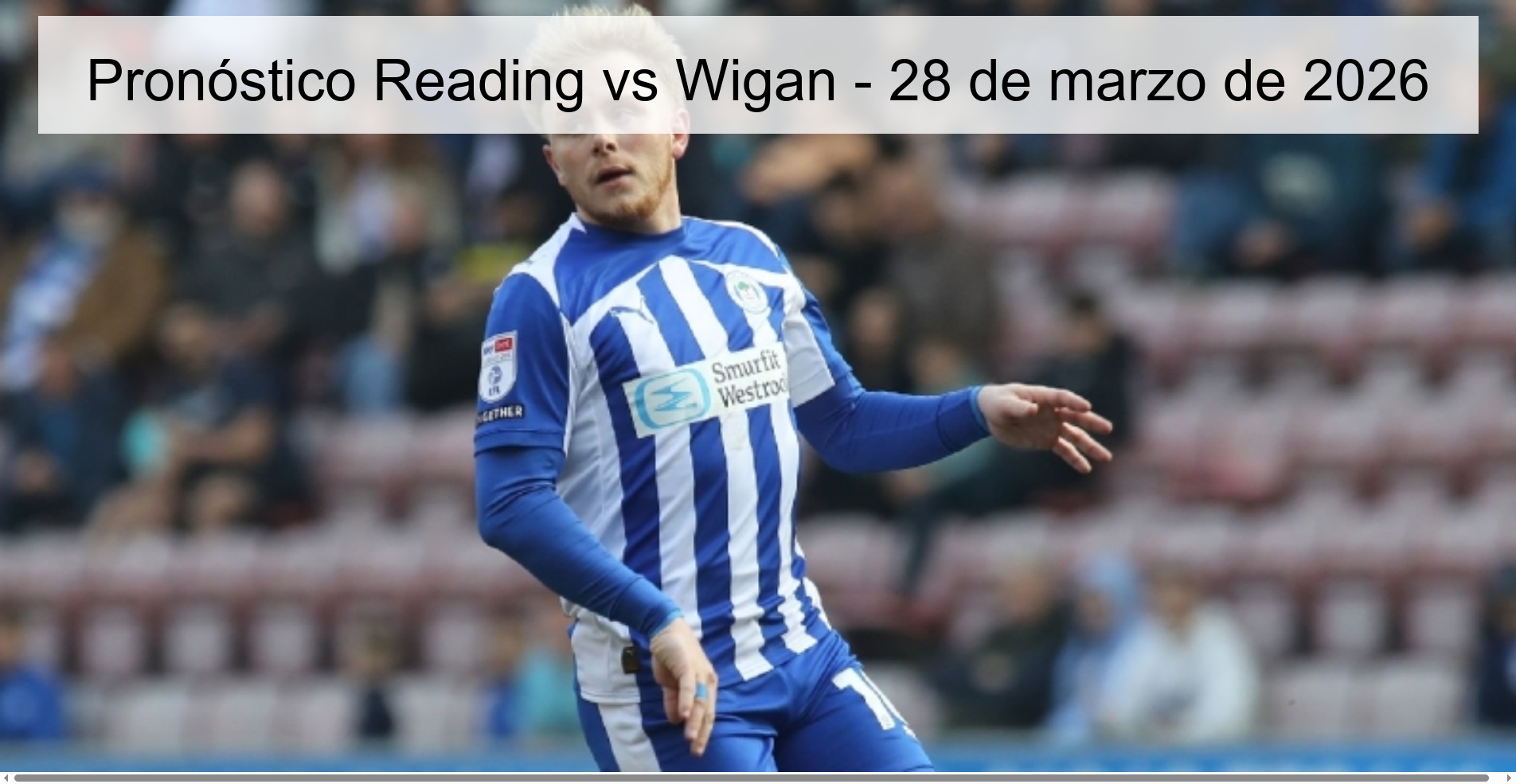Pronóstico Reading vs Wigan - 28 de marzo de 2026 Pronóstico Reading vs Wigan - 28 de marzo de 2026