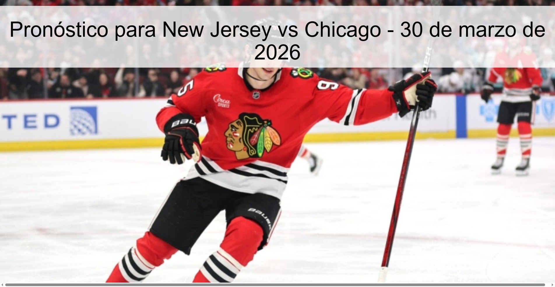 Pronóstico para New Jersey vs Chicago - 30 de marzo de 2026