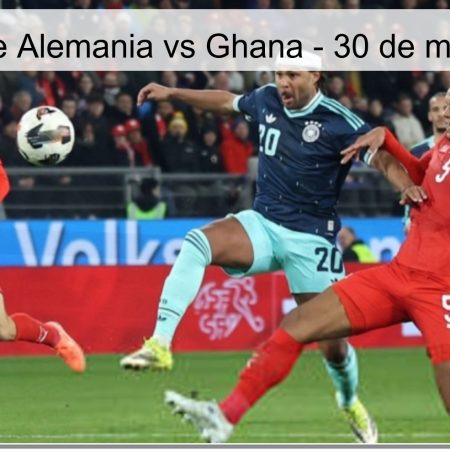 Pronóstico de Alemania vs Ghana – 30 de marzo de 2026