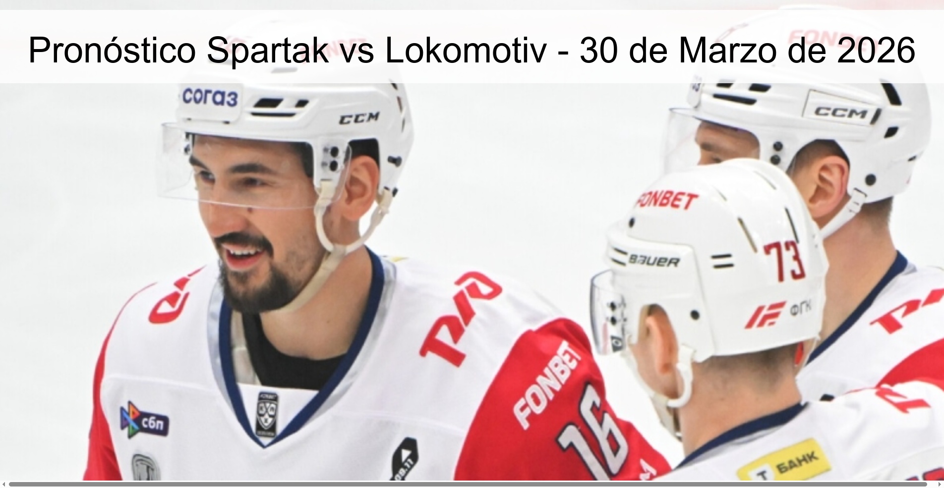 Pronóstico Spartak vs Lokomotiv - 30 de Marzo de 2026 Pronóstico Spartak vs Lokomotiv - 30 de Marzo de 2026