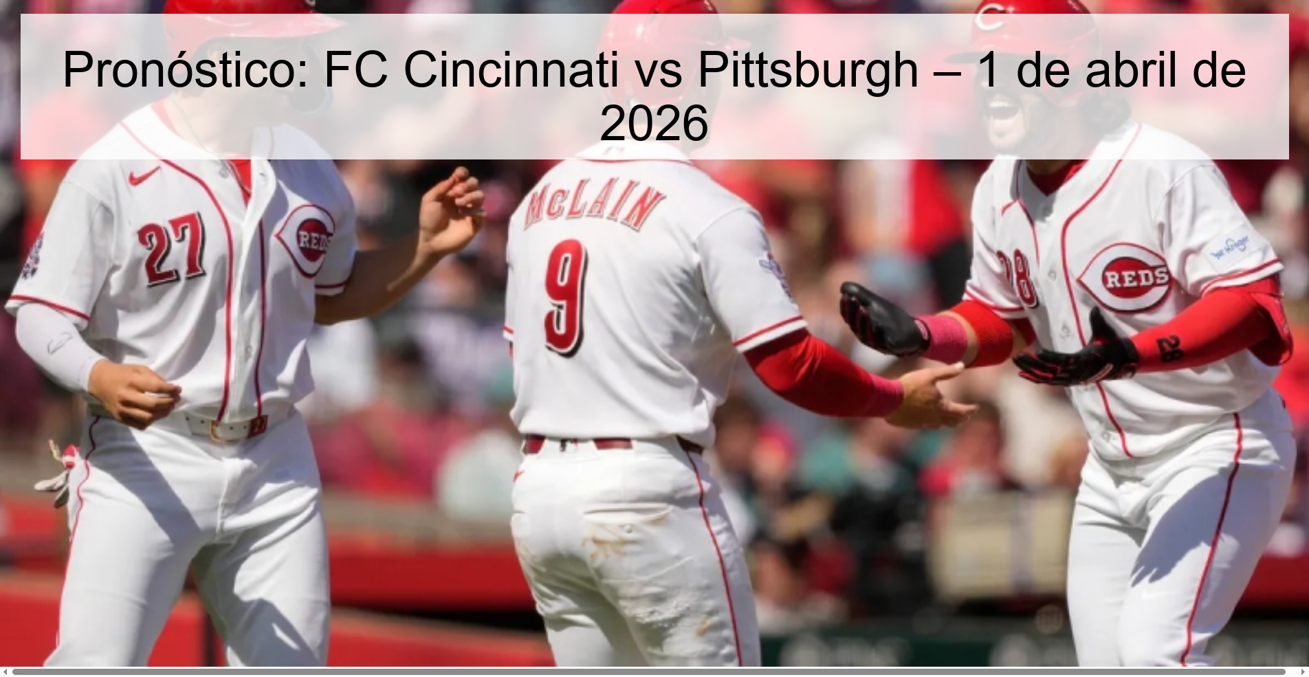 Pronóstico: FC Cincinnati vs Pittsburgh – 1 de abril de 2026