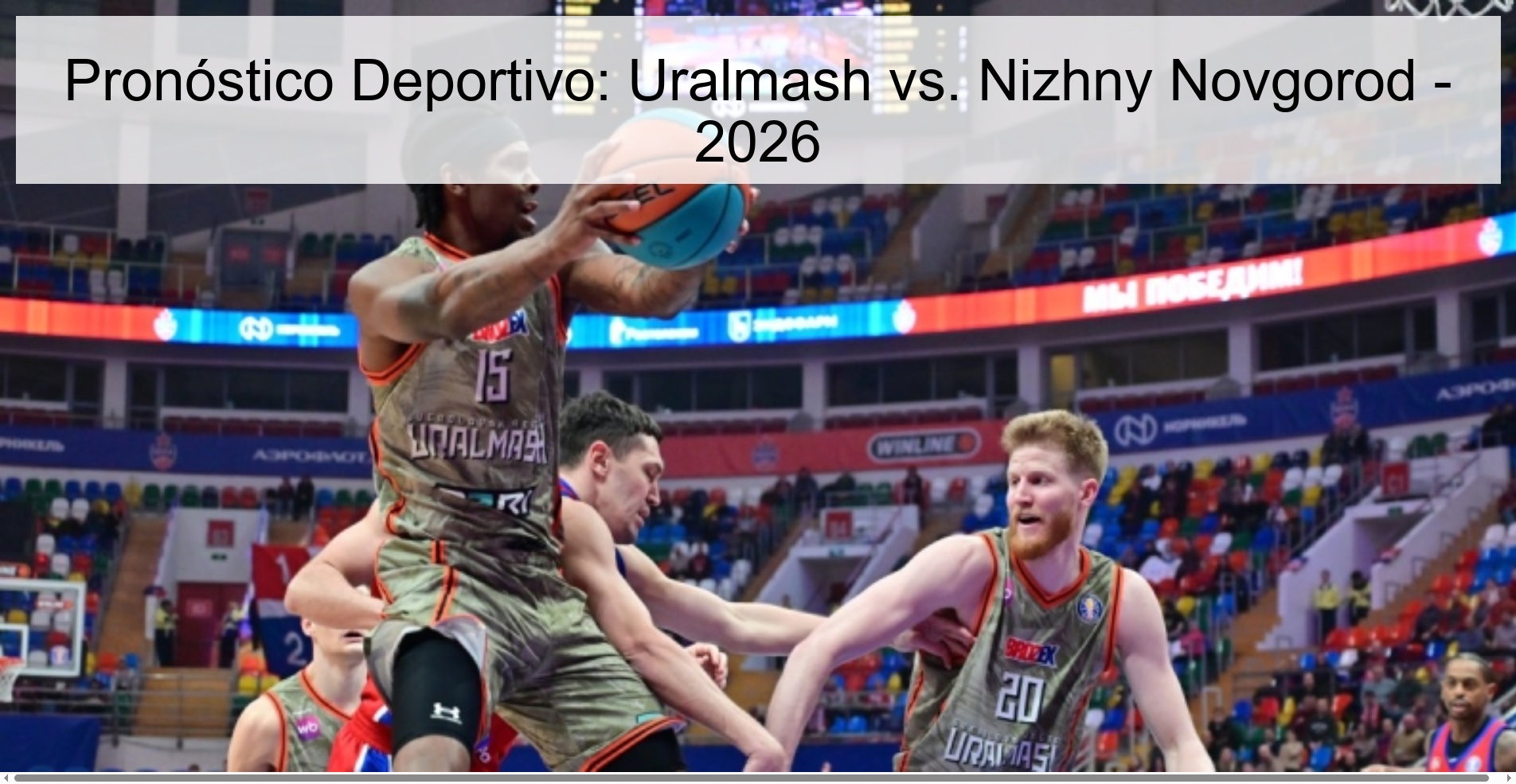 Pronóstico Deportivo: Uralmash vs. Nizhny Novgorod - 2026 Pronóstico Deportivo: Uralmash vs. Nizhny Novgorod - 2026