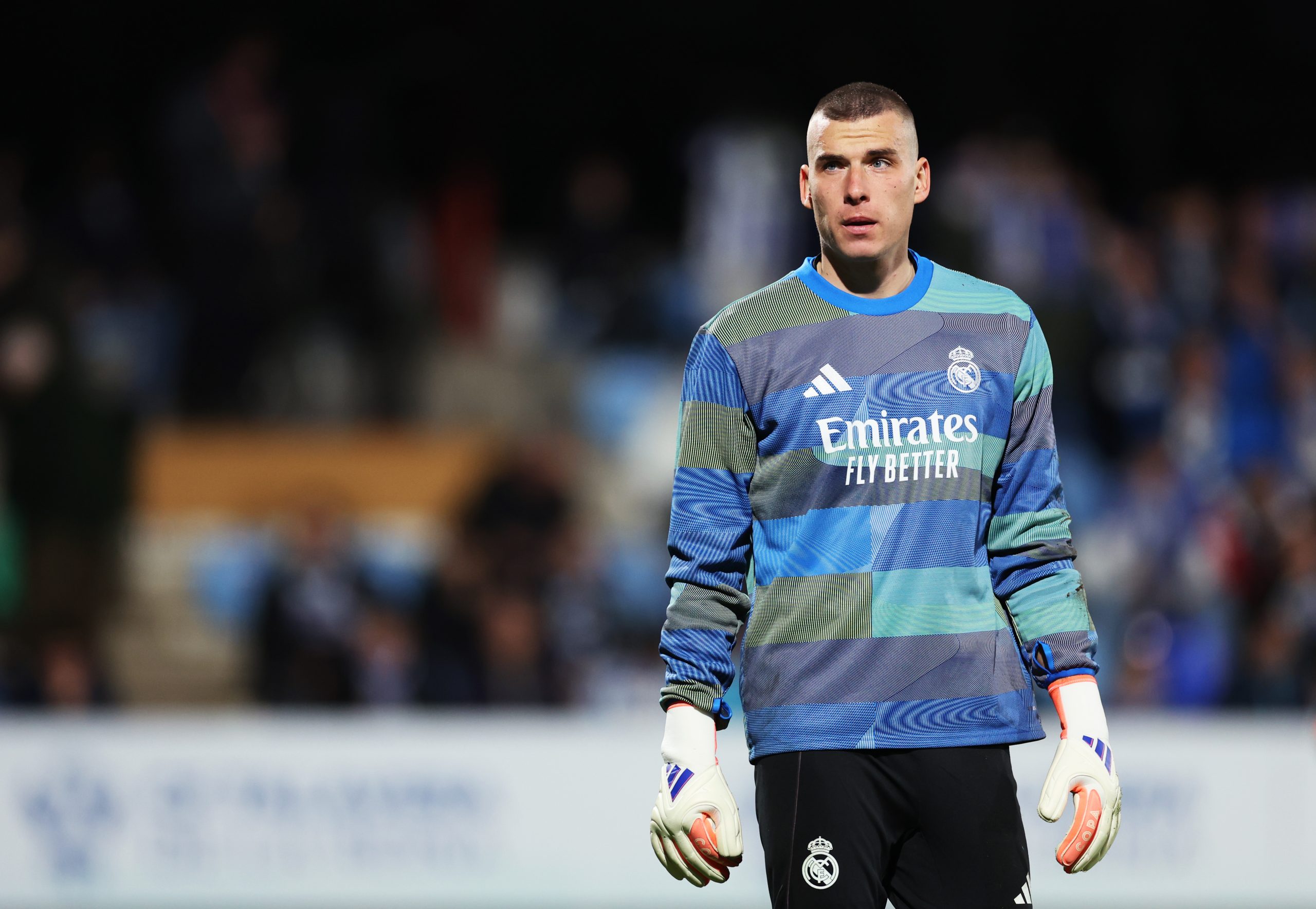 Andriy Lunin: The Real Madrid goalkeeper trusts in a boost after beating Manchester City
