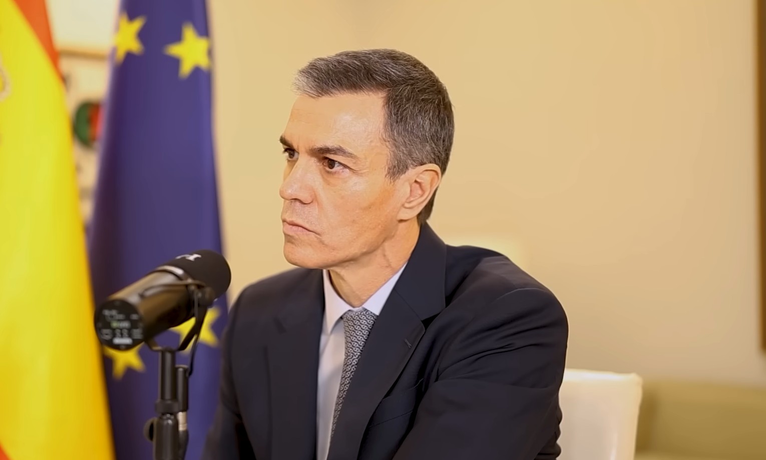 Pedro Sánchez addresses corruption and international politics in a British podcast