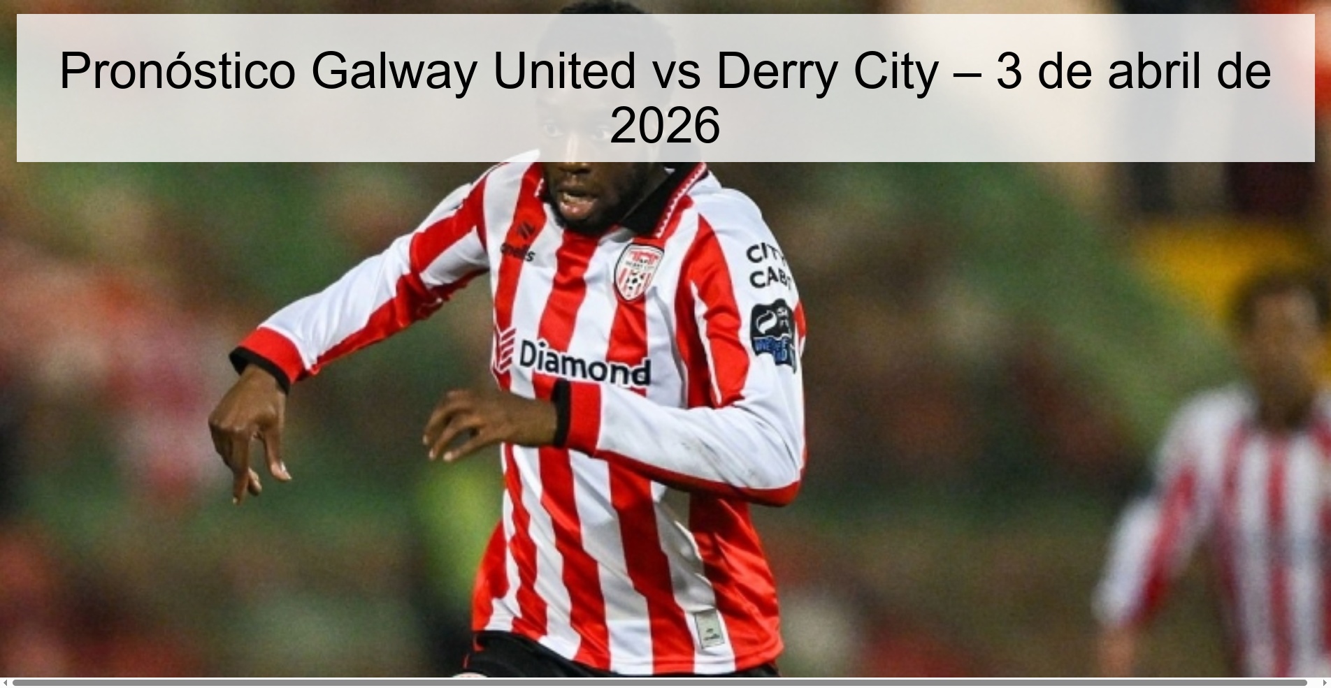 Pronóstico Galway United vs Derry City – 3 de abril de 2026 Pronóstico Galway United vs Derry City – 3 de abril de 2026