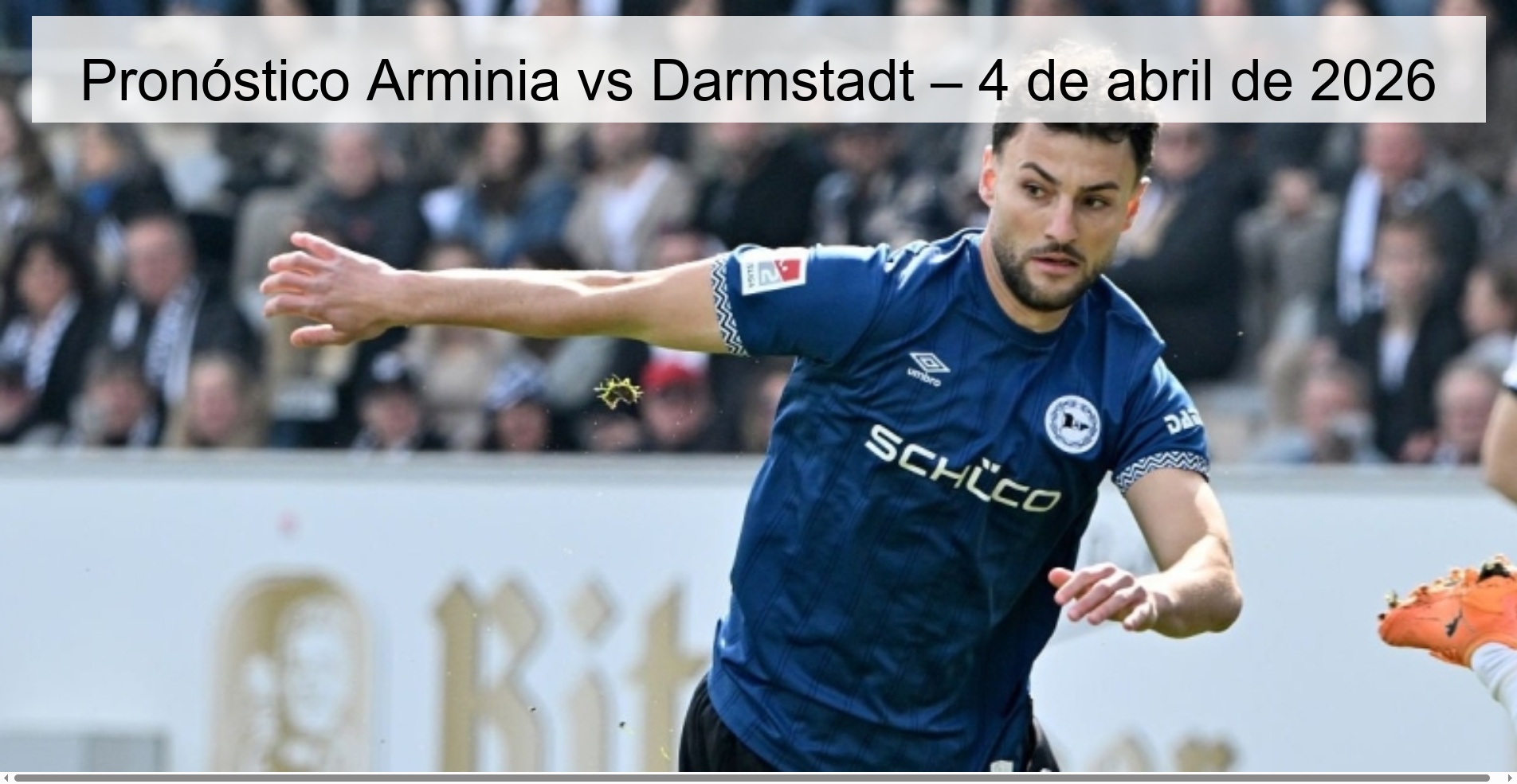 Pronóstico Arminia vs Darmstadt – 4 de abril de 2026 Pronóstico Arminia vs Darmstadt – 4 de abril de 2026