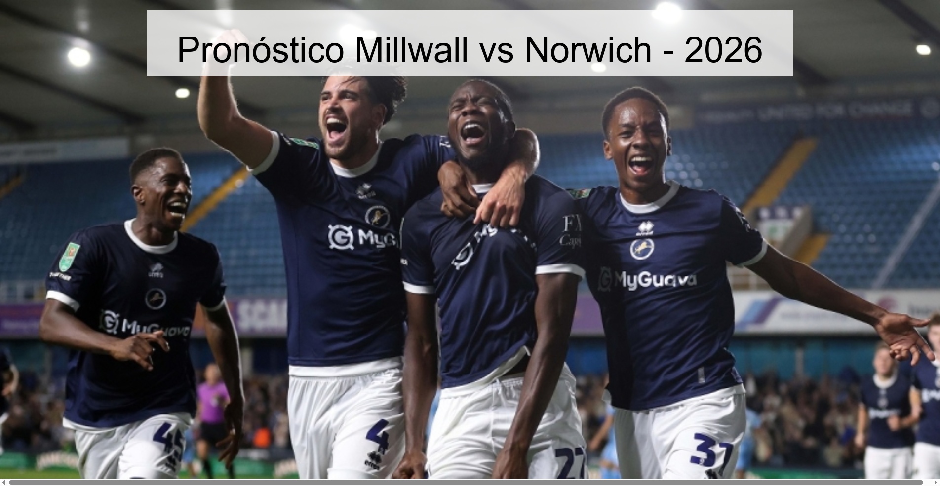 Pronóstico Millwall vs Norwich - 2026