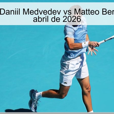 Pronóstico: Daniil Medvedev vs Matteo Berrettini – 8 de abril de 2026