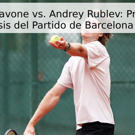 Mariano Navone vs. Andrey Rublev: Pronóstico y Análisis del Partido de Barcelona 2026