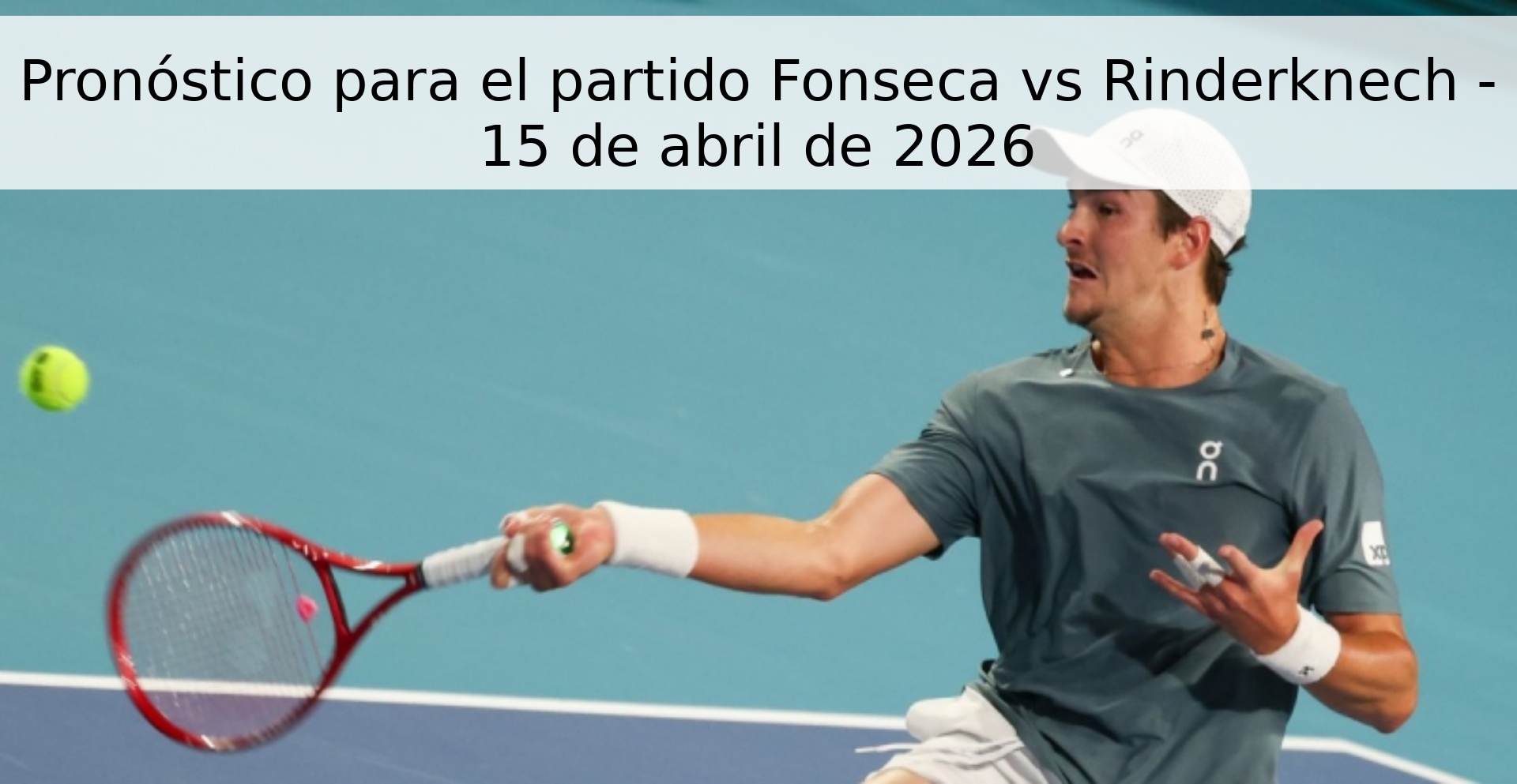 Pronóstico para el partido Fonseca vs Rinderknech - 15 de abril de 2026