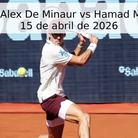 Pronóstico: Alex De Minaur vs Hamad Medjedovic – 15 de abril de 2026