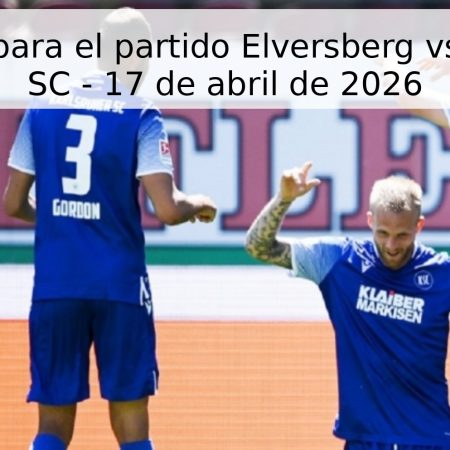 Pronóstico para el partido Elversberg vs Karlsruher SC – 17 de abril de 2026