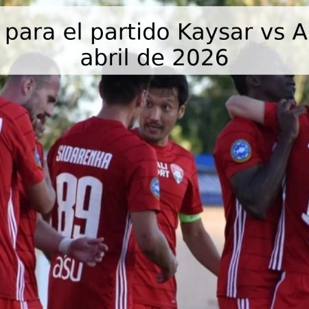 Pronóstico para el partido Kaysar vs Altay, 19 de abril de 2026