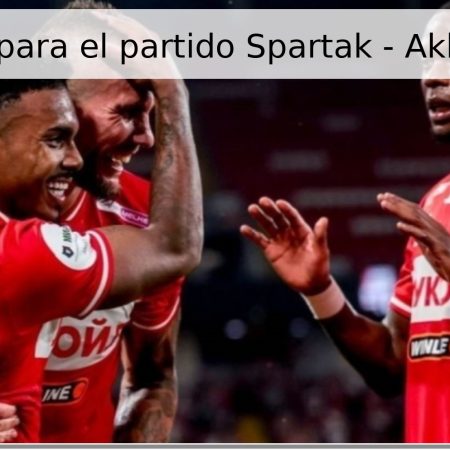 Pronóstico para el partido Spartak – Akhmat, 2026