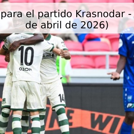 Pronóstico para el partido Krasnodar – Baltika (22 de abril de 2026)