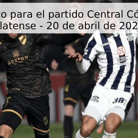 Pronóstico para el partido Central Córdoba vs Platense – 20 de abril de 2026