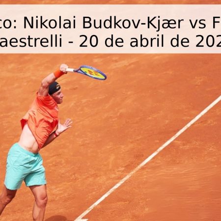 Pronóstico: Nikolai Budkov-Kjær vs Francesco Maestrelli – 20 de abril de 2026