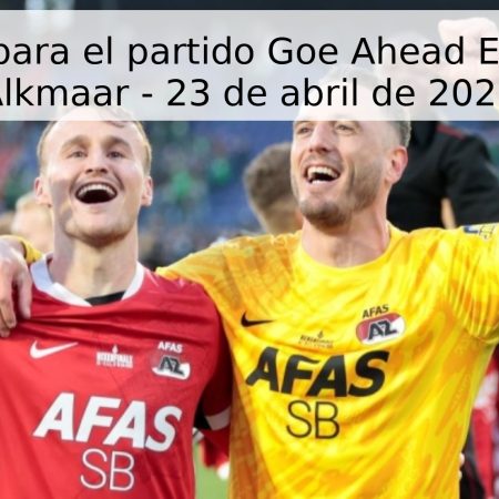 Pronóstico para el partido Goe Ahead Eagles vs AZ Alkmaar – 23 de abril de 2026