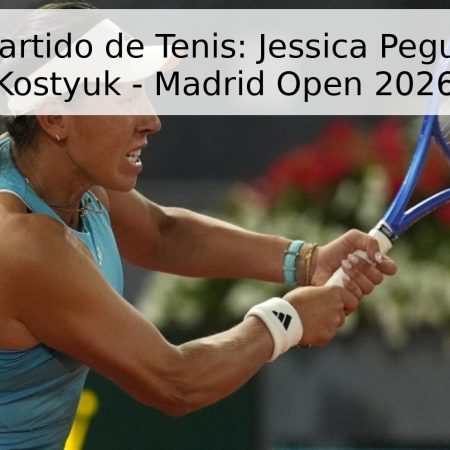 Pronóstico Partido de Tenis: Jessica Pegula vs. Marta Kostyuk – Madrid Open 2026
