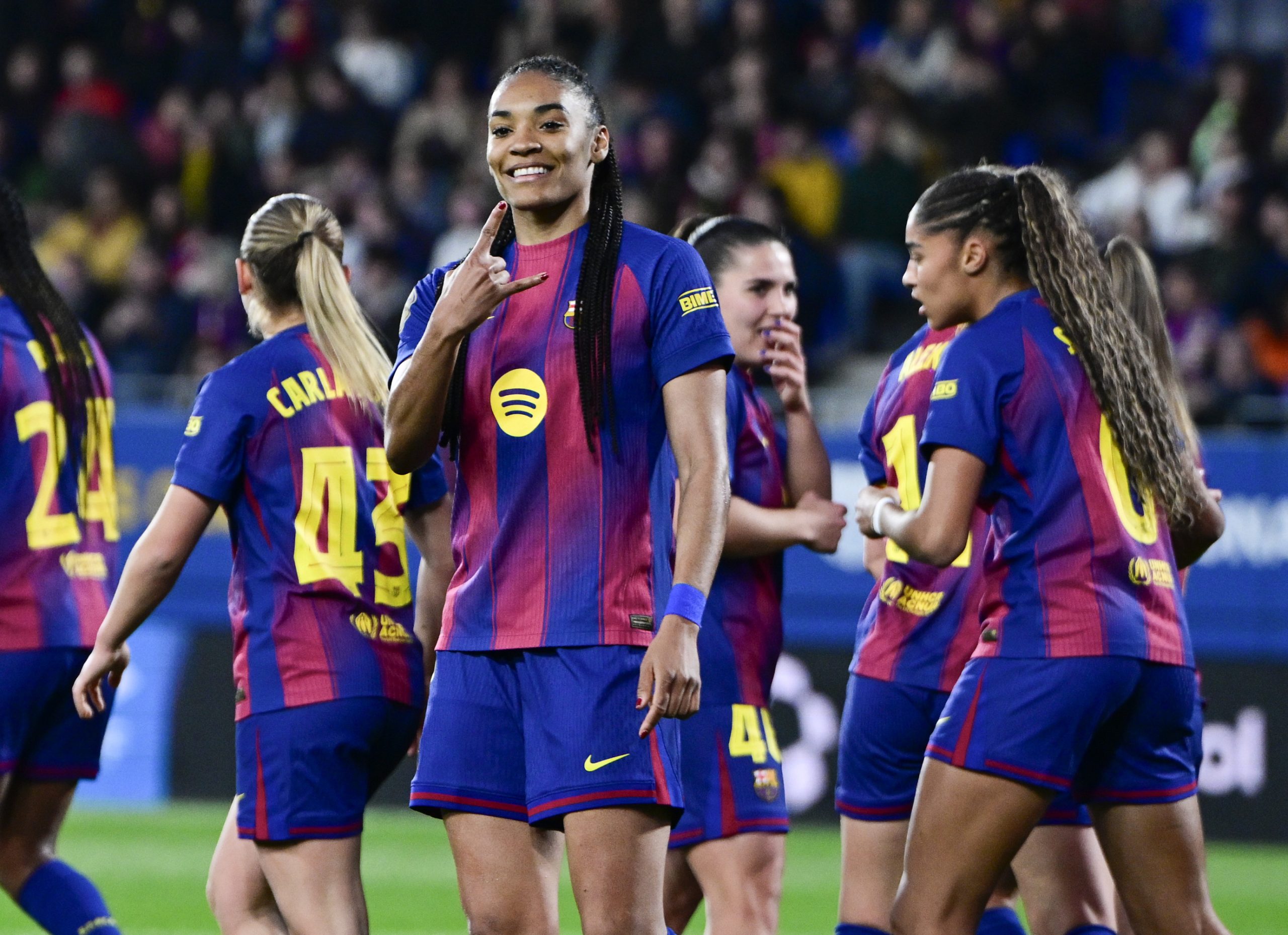 Barça busca cerrar la Liga F ante el Badalona tras freno del Real Madrid Barça busca cerrar la Liga F ante el Badalona tras freno del Real Madrid