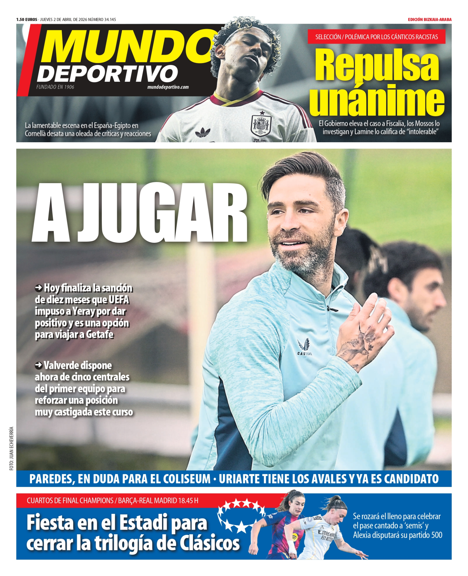 ¡Yeray Regresa a la Batalla! El Athletic Respira aliviado ante el Getafe
