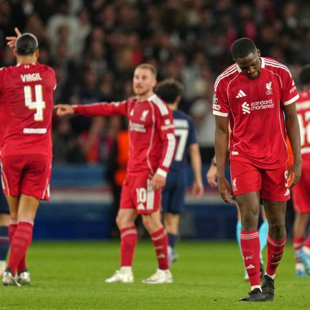 Un Liverpool a la deriva: La pesadilla continúa tras la derrota en París