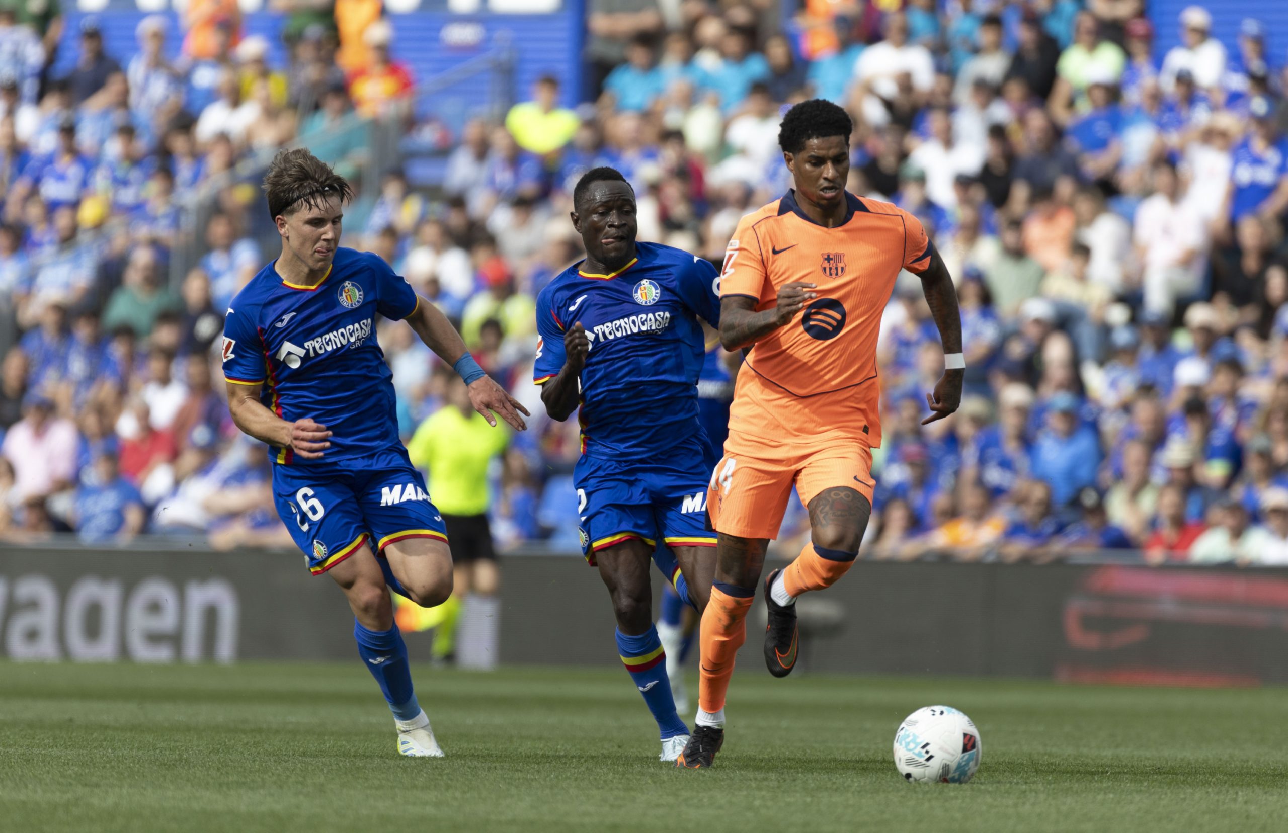 Rashford brilla en la crucial victoria del Barça ante el Getafe Rashford brilla en la crucial victoria del Barça ante el Getafe