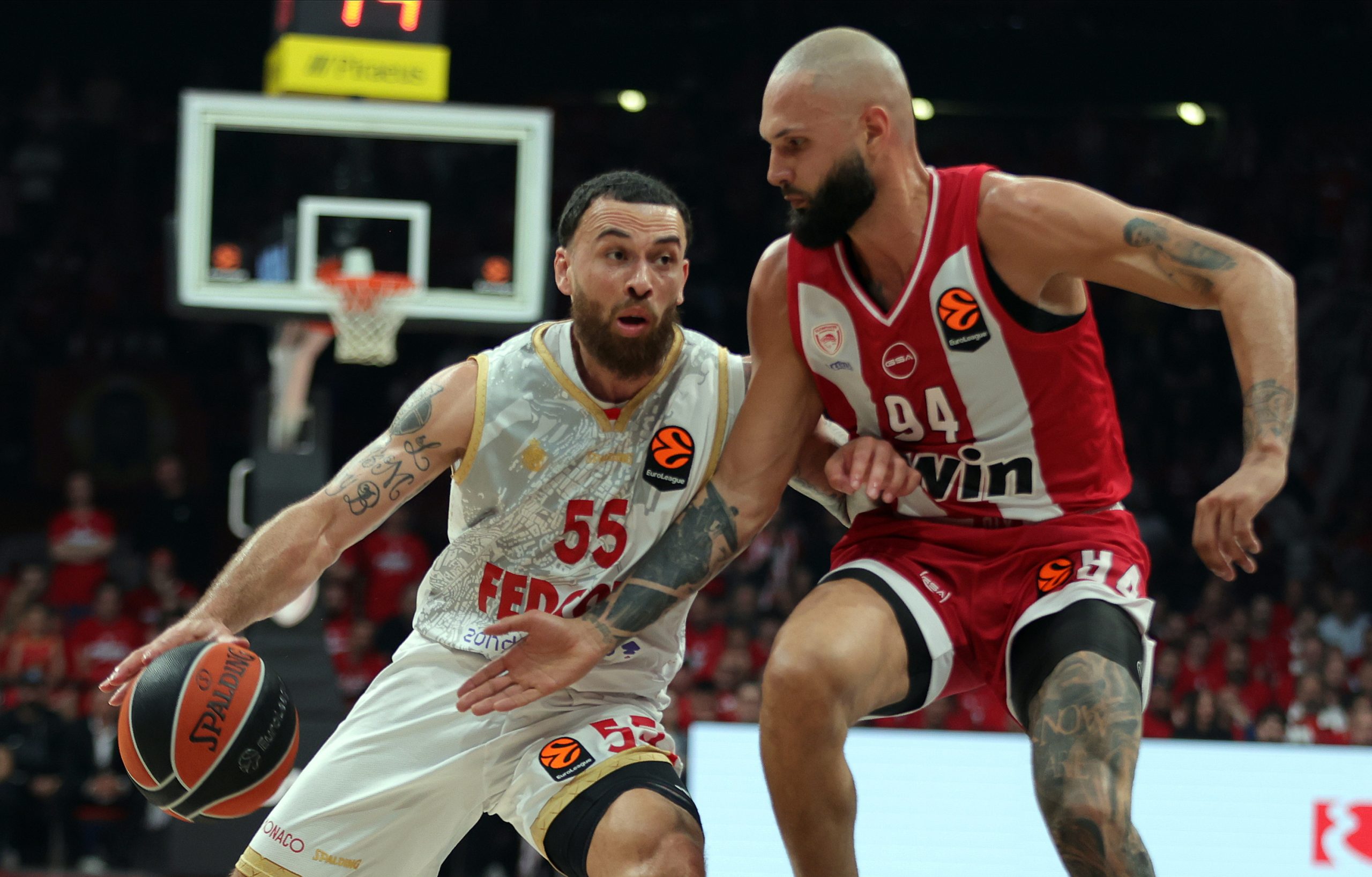 Dominio griego: Olympiacos arrasa al Mónaco en el arranque de los cuartos de final de la Euroliga Dominio griego: Olympiacos arrasa al Mónaco en el arranque de los cuartos de final de la Euroliga