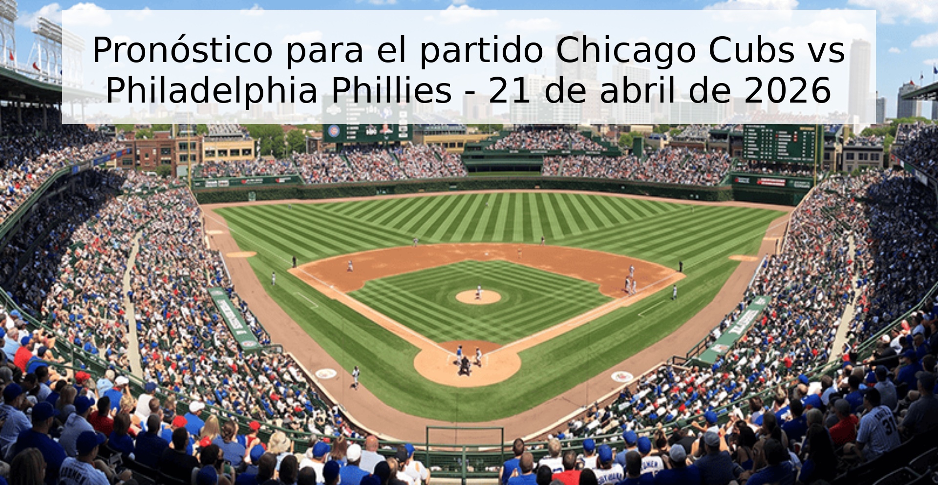 Pronóstico para el partido Chicago Cubs vs Philadelphia Phillies - 21 de abril de 2026