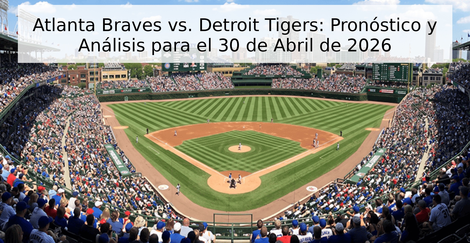 Atlanta Braves vs. Detroit Tigers: Pronóstico y Análisis para el 30 de Abril de 2026