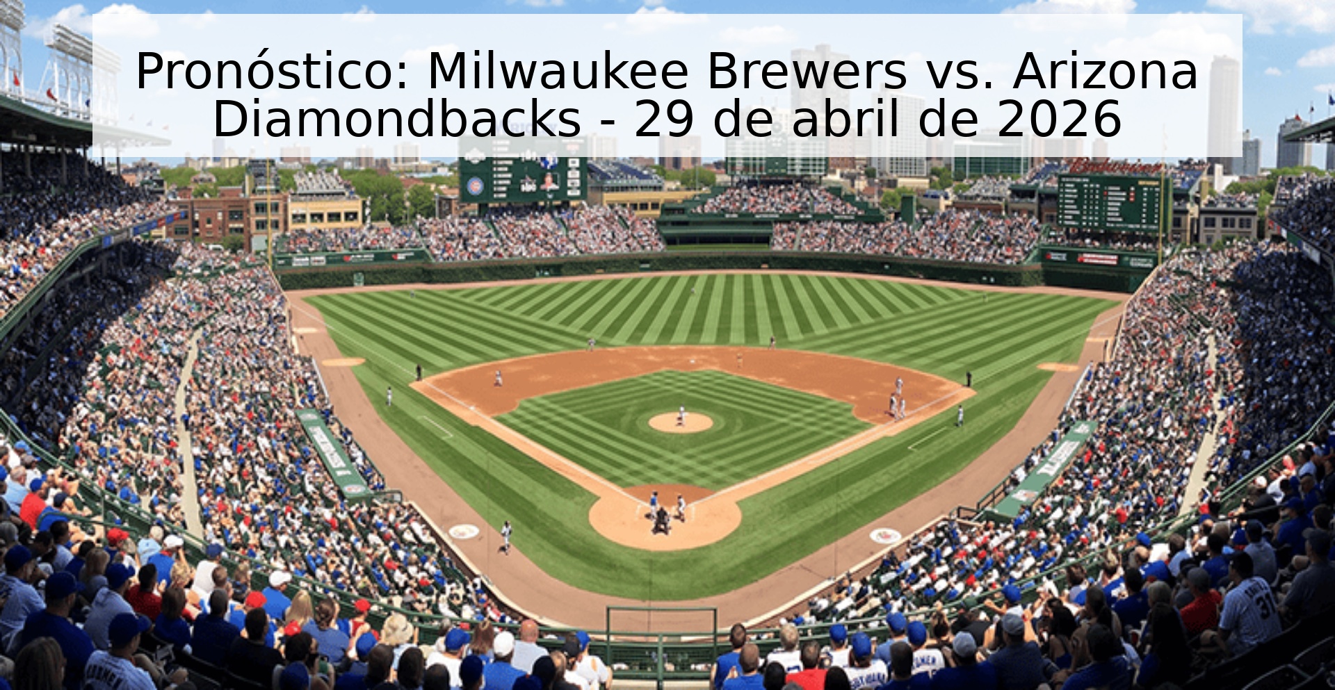 Pronóstico: Milwaukee Brewers vs. Arizona Diamondbacks - 29 de abril de 2026